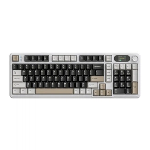 Клавіатура Attack Shark X98 Pro RGB Wireless/Bluetooth/USB UA Cheese White (X98PROCW_AS) зображення 1
