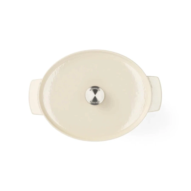 Гусятниця KitchenAid Cast Iron 30 см 5,6 л Мигдалевий крем (CC006062-001) - picture 3