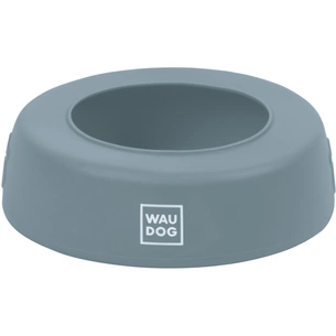 Посуд для собак WAUDOG Silicone Миска-непроливайка 1 л сіра (507911) зображення 1