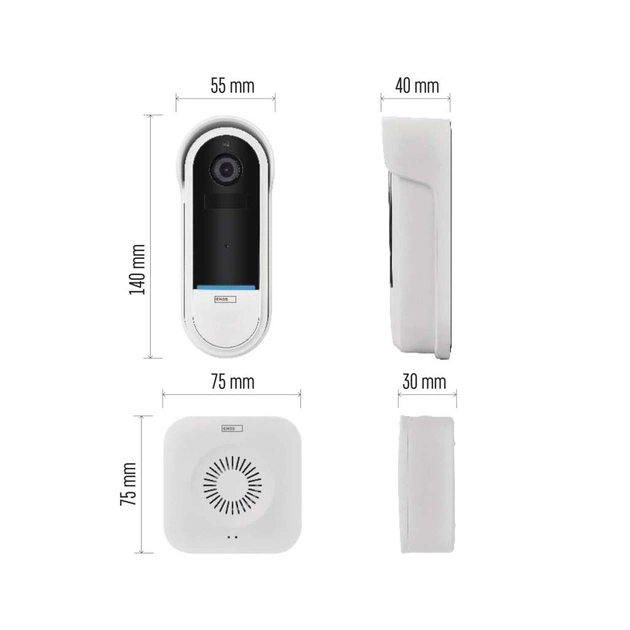 Відеодомофон EMOS GoSmart video Wi-Fi (H4032) - picture 11