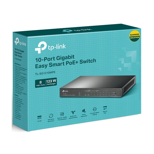 Комутатор мережевий TP-Link TL-SG1210MPE - picture 4