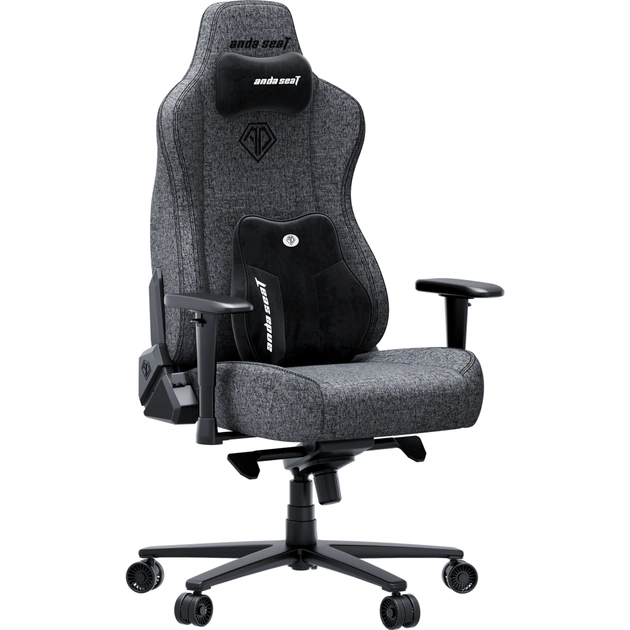 Крісло ігрове AndaSeat Novis Plus Fabric XL Dark Grey (AD23YC-XL-01-GB-F-G04) - зображення 2