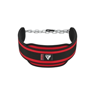 Обважнювач RDX Пояс з ланцюгом T7 Pro Dipping Belt 2 Layer Red (WDB-T7R) зображення 1