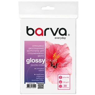 Фотобумага Barva 13x18, 230 g/m2, Everyday, glossy double-sided, 20с (IP-GE230-443) изображение 1