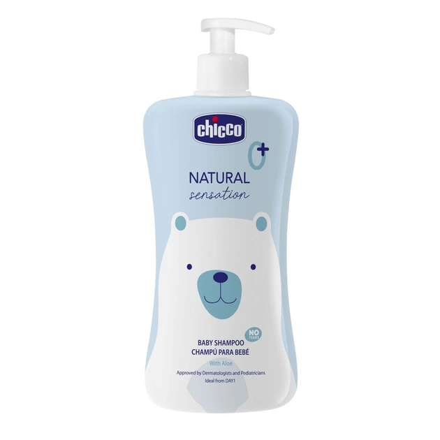 Дитячий шампунь Chicco Natural Sensation Без сліз, 500 мл 8058664164011 (11531.00) - picture 1