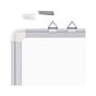 Офісна дошка Axent сухостираєма, магнітна, 60 х 90 см, алюмінієва рамка 22 х 20 мм (9612-A) - preview 2