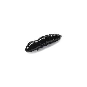Силікон рибальський FishUP Pupa 0.9" 101 - Black, cheese taste (12шт/уп) (1864.03.50) зображення 1
