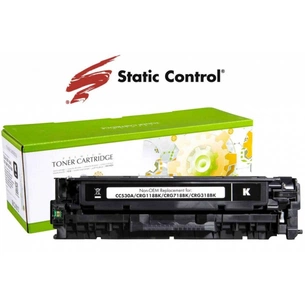 Картридж Static Control HP CLJ CC530A (304A) 3.5k black (002-01-RC530A) зображення 1