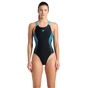 Купальник Arena Openings Swimsuit V Back Lb 008063-580 чорно-бірюзовий 36 (3468337415800) - зменшене зображення 1