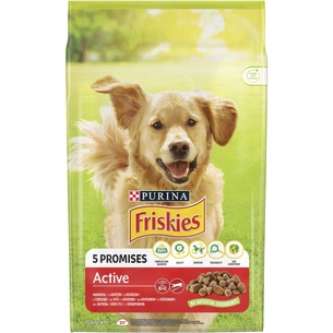 Сухий корм для собак Purina Friskies Active з яловичиною 10 кг (7613031395484) зображення 1