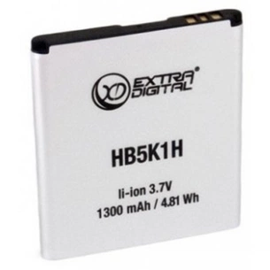 Аккумуляторная батарея Extradigital Huawei HB5K1H 1300 mAh (BMH6436) изображение 1
