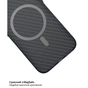 Чохол до мобільного телефона BeCover FIBRA Carbonite MagSafe Apple iPhone 17 Air Black (715407) - зменшене зображення 5