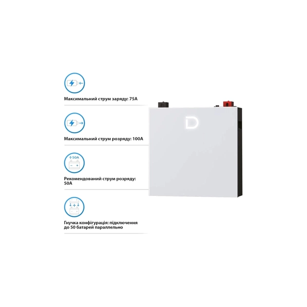 Батарея LiFePo4 Dyness DL5.0C Pro 51.2V - 100Ah (DL5.0C Pro) - изображение 4