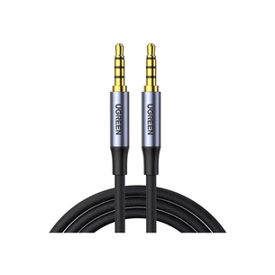 Кабель мультимедійний 3.5mm M to 3.5mm M 2.0m (4pin) AV183 gray Ugreen (20782) зображення 1