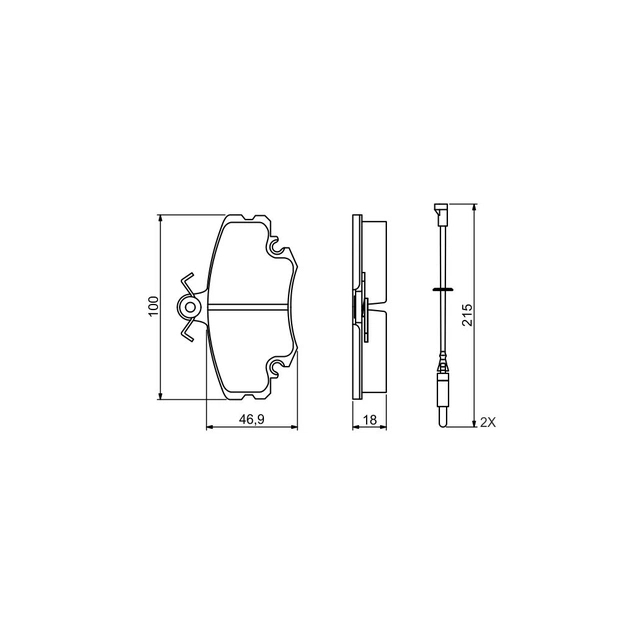 Гальмівні колодки Bosch 0 986 495 212 - изображение 3