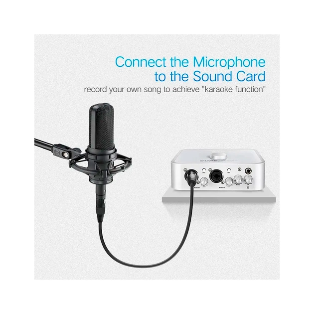 Кабель мультимедійний XLR M to XLR F 5.0m AV130 black Ugreen (20712) - picture 6