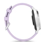 Смарт-годинник Garmin Lily 2 Active, Silver/Jasmine Purple, Silicone, (010-02891-01) - зменшене зображення 4