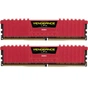 Модуль пам'яті для комп'ютера DDR4 16GB (2x8GB) 3000 MHz Vengeance LPX Red Corsair (CMK16GX4M2B3000C15R) - зменшене зображення 1