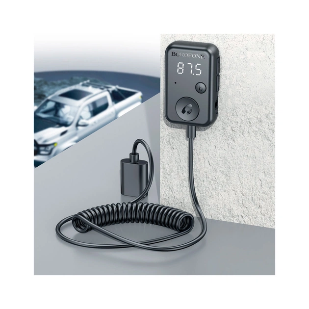 FM модулятор BOROFONE BC49, Black, Box - picture 8