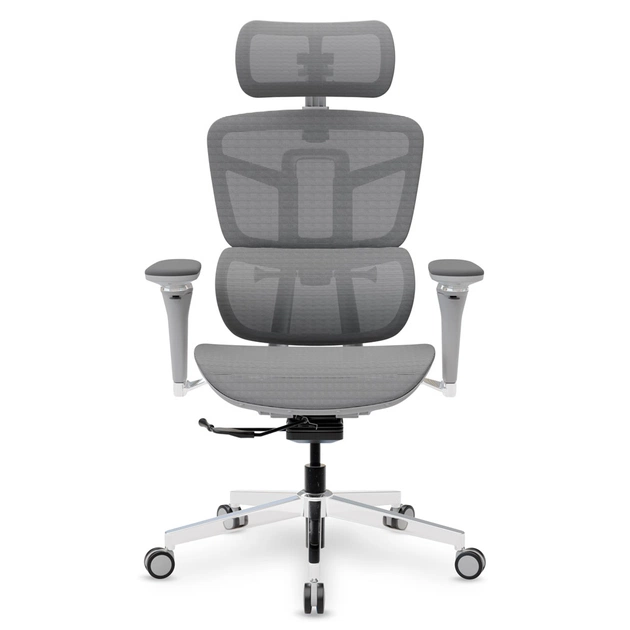 Офісне крісло Mealux S4 Air Grey (HF-S4 M/G) - зображення 4