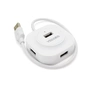 Концентратор VEGGIEG USB 3.0 to 4xUSB 0.3m white (V-U2407) - зменшене зображення 1