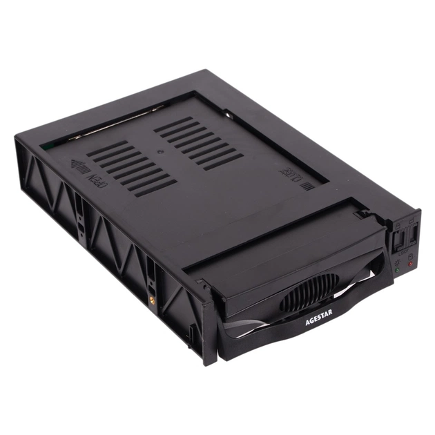 Кишеня внутрішня AgeStar SATA Slide Switch black (SR3P-S-1F(BLACK)) - зображення 1