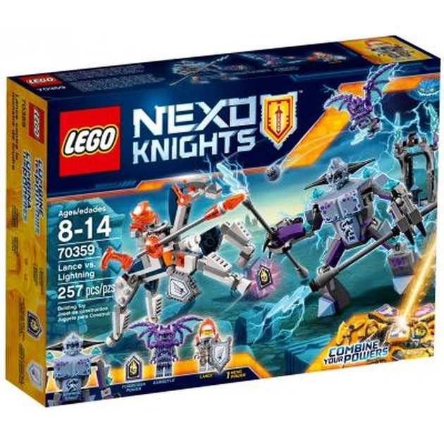 Конструктор LEGO Nexo Knights Ланс проти Монстра-блискавки (70359) - зображення 1