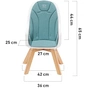 Стілець для годування Kinderkraft Tixi Turquoise (5902533912292) - зменшене зображення 11
