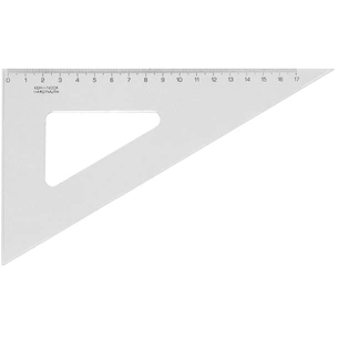 Лінійка Koh-i-Noor Трикутник 60/200, безкольоровий (744700) зображення 1
