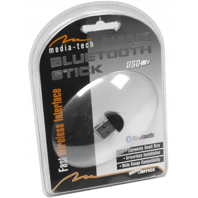 Бездротовий адаптер Media-Tech Bluetooth 5.0 Nano Dongle MT5045 - зображення 2