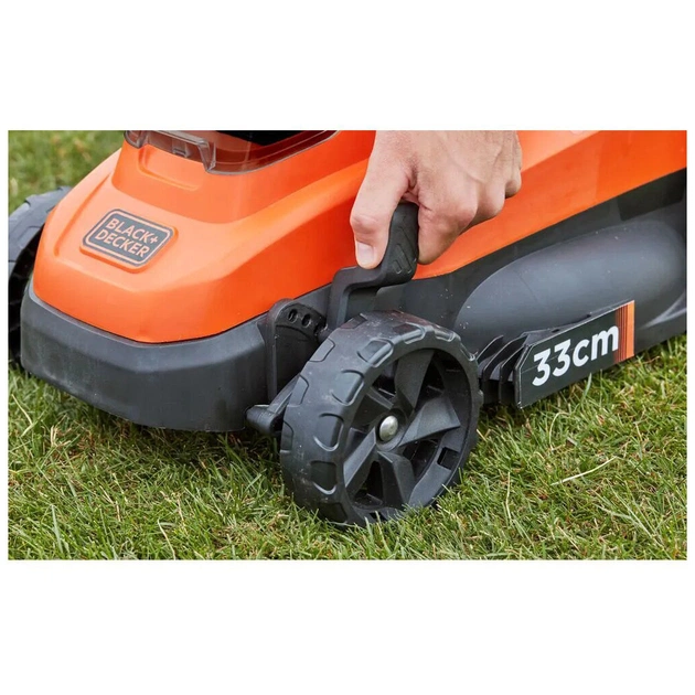 Газонокосарка Black&Decker BCMW3318 18V, 2x2.5Ah, ширина косіння 32 см (BCMW3318L2) - зображення 9