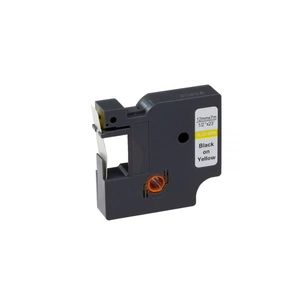 Стрічка для принтера етикеток UKRMARK RL-D-45018P-BK/YE, аналог DYMO S0720580, 12мм х 7м. (900299) зображення 1