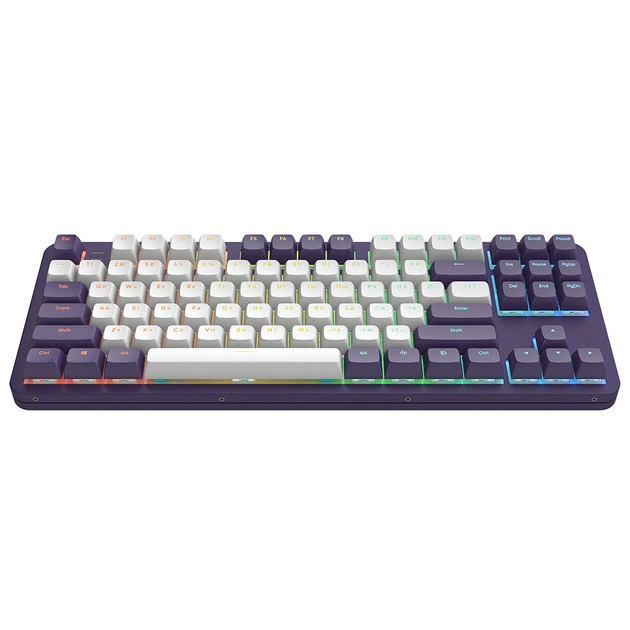 Клавіатура Dark Project ALU87 ABS RGB Mech G3MS Sapphire USB Violet (DPKB_VIOLET_87_ANSI_UA) - зображення 1