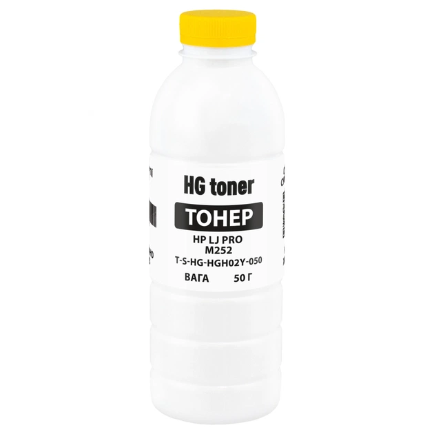 Тонер HP CLJ Pro M252 50г, yellow HG (TSM-HGH02Y-050) - зображення 1