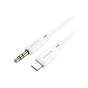 Кабель мультимедійний Lightning to 3.5mm M 1.0m white BOROFONE (6941991101052) - зменшене зображення 2