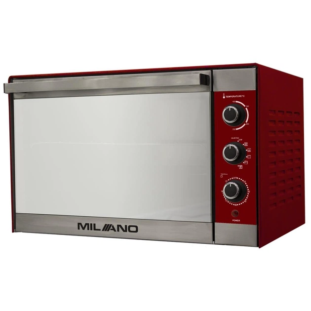 Електропіч Milano MO-48 Red - зображення 1