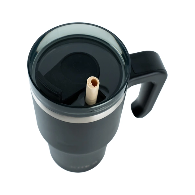 Термокружка Kite з ручкою 600 мл чорна (K24-1207-1) - зображення 4