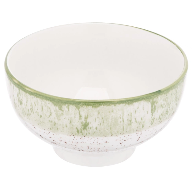 Салатник Ardesto Siena 11.5см, порцеляна, біло-зелений (AR2914SWG) - picture 6