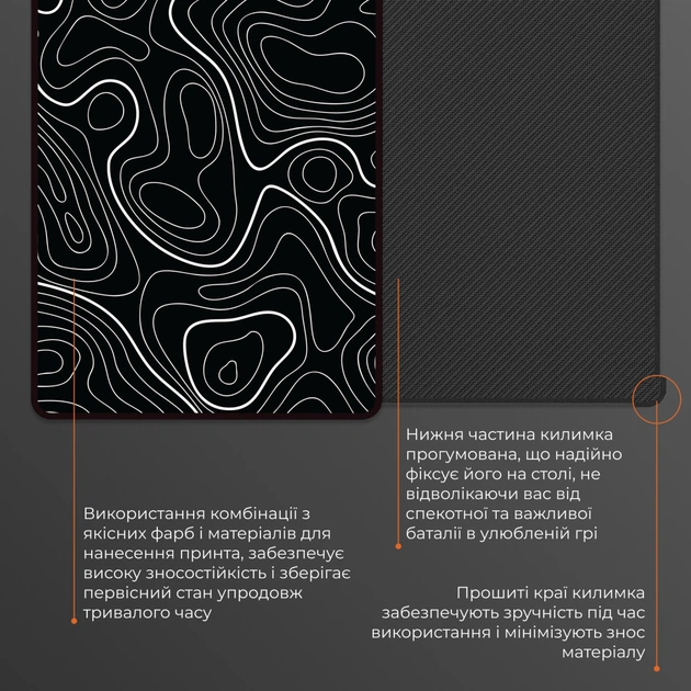 Килимок для мишки GamePro Speed/Control White (MP275AB) - picture 5