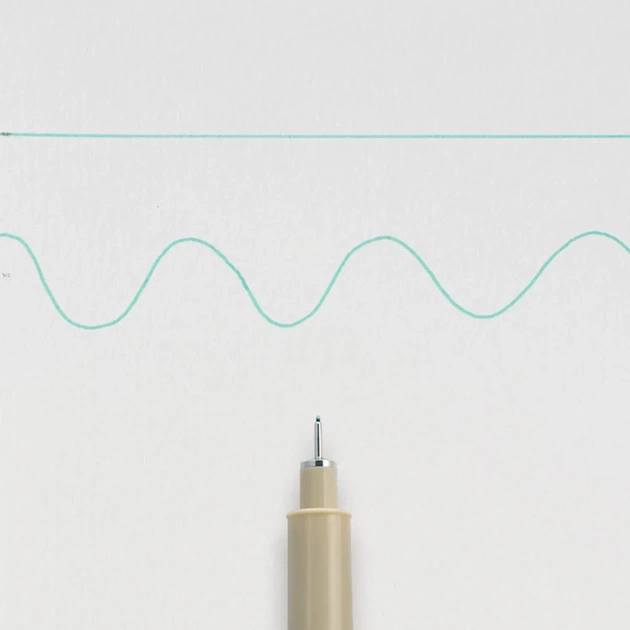 Лайнер Sakura Pigma Micron (0.1) 0,25 мм Зелений (084511306349) - picture 5