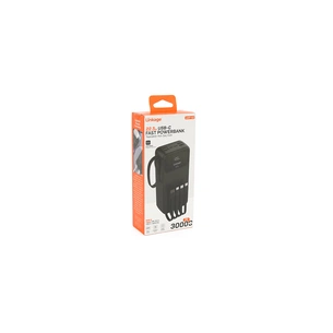 Батарея універсальна Linkage 30000mAh, 22.5W, cables Type-C+Lighting+Micro+USB, Black (LKP-42) зображення 1