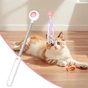 Игрушка для кошек Petgravity Интерактивная выдвижная удочка с лазером розовая (PG-CT053P) - уменьшенное изображение 5