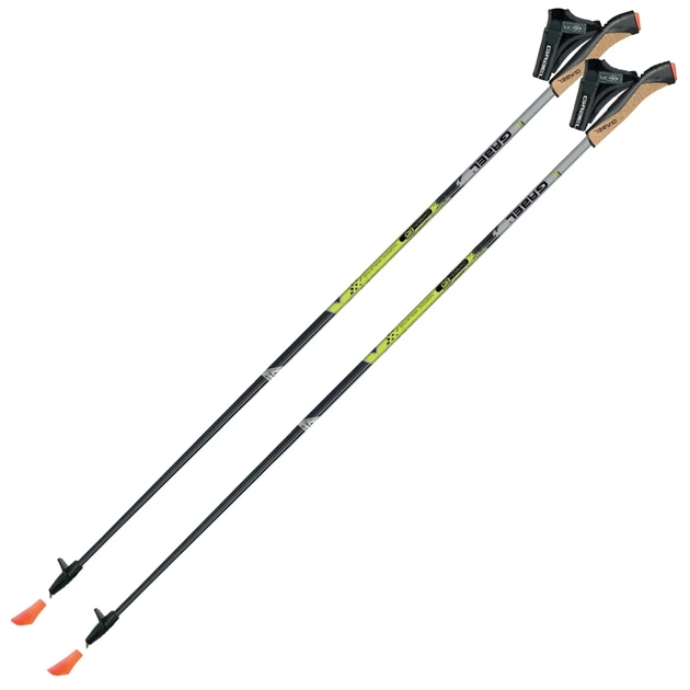 Палиці для скандинавської ходи Gabel X-5 Black/Yellow 110 (7008351131100) - зображення 1