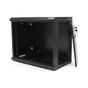 Шафа настінна Merlion 9U 19" 600*350*500 (Ш*Г*В)мм, black (MI3-6309 / 36528) - зменшене зображення 3