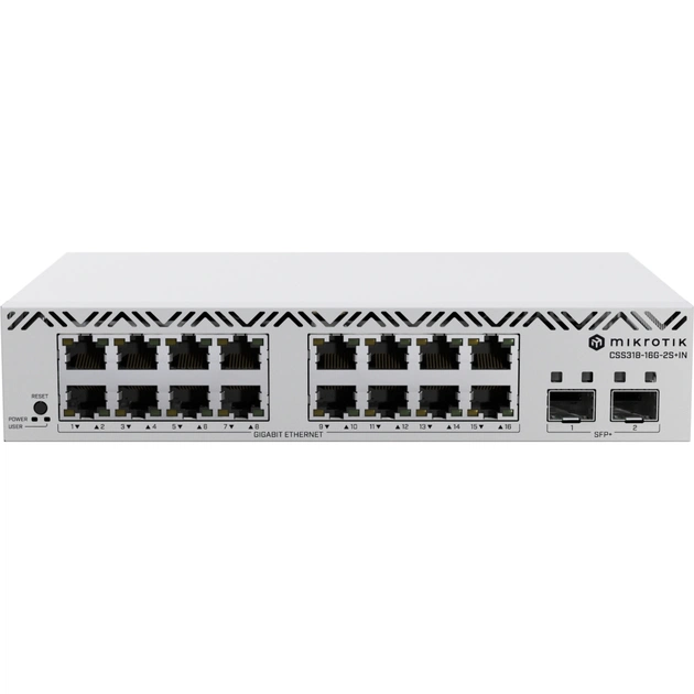 Комутатор мережевий Mikrotik CSS318-16G-2S+IN - зображення 1