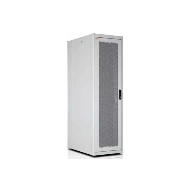 Шафа напольна Lande DYNAmic Basic Series 42U 600x1000, двері перф. 63%, RAL7035, Light Grey (LN-DS42U6010-LG) - зображення 1