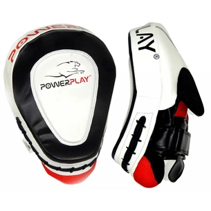 Лапи боксерські PowerPlay 3042 PU Black/White (PP_3042) зображення 1