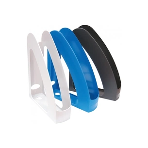 Лоток для паперів Economix вертикальний з передньою стінкою Райдуга пластик, сірий (E80531-10) зображення 1