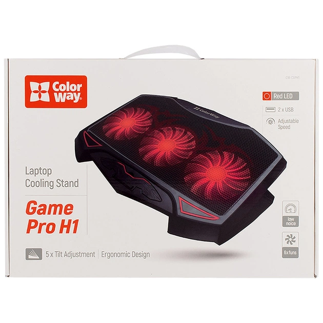 Підставка до ноутбука ColorWay Cooling Game Pro H1, 10-17 (CW-CGPH1) - picture 11