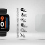 Плівка захисна Armorstandart Matte hydrogel Realme Watch 3 6 pcs (ARM92083) - зменшене зображення 2